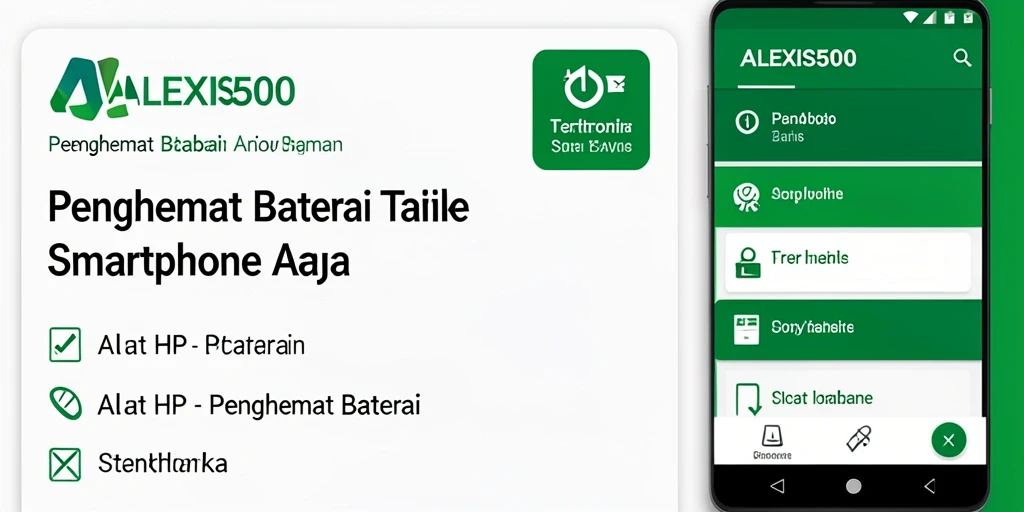 Tampilan antarmuka ALEXIS500 yang intuitif dan user-friendly.