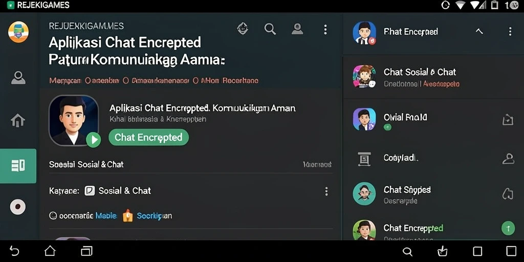 Tampilan antarmuka REJEKIGAMES yang aman dan modern.