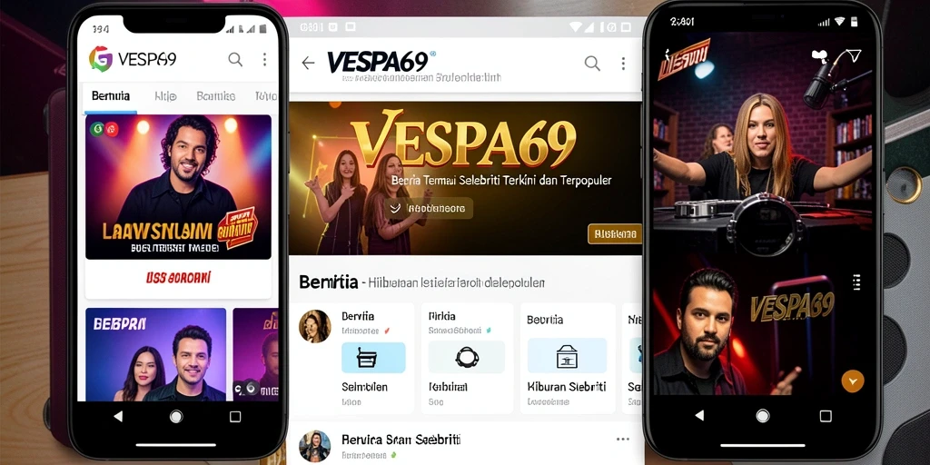 Tampilan antarmuka VESPA69 yang menarik dan informatif.