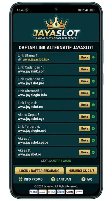 Tampilan link alternatif jayaslot